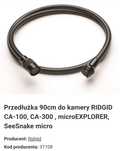 Przedłużka 90cm do kamery RIDGID CA-100, CA-300 , microEXPLORER, SeeSn
