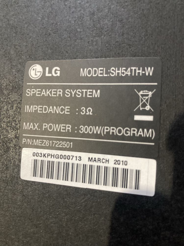 Kino domowe głośniki LG 5:1+ Samsung