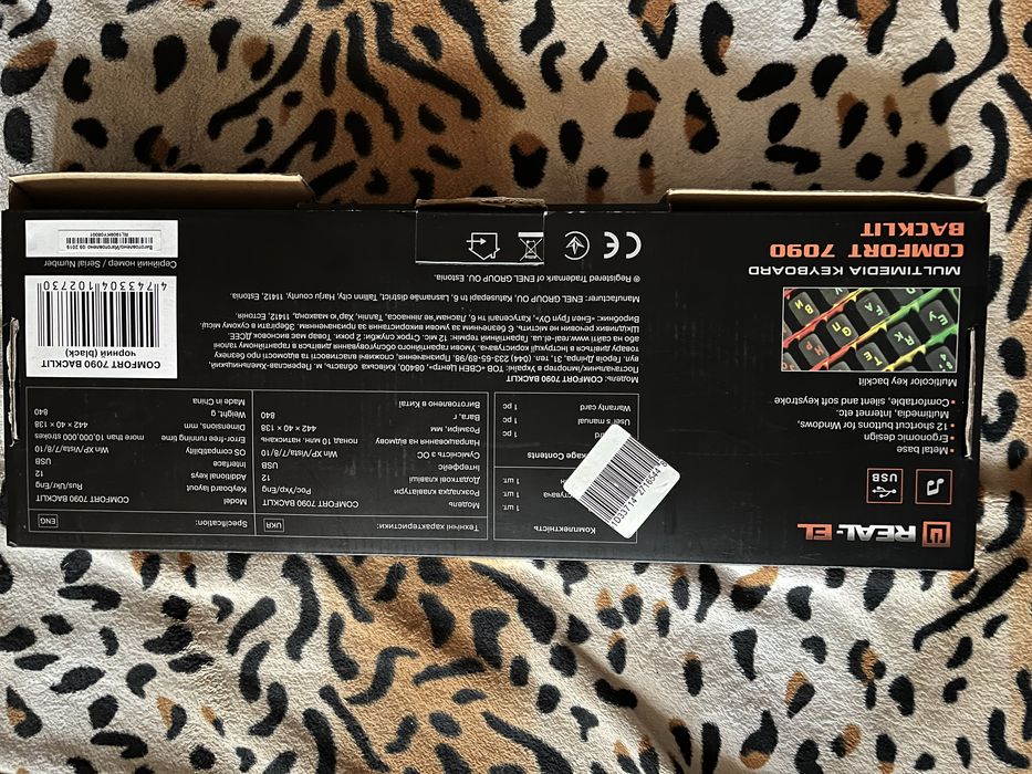 Продам игровую клавиатуру REAL-EL