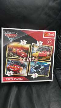 Puzzle Trefl "Cars" 4w1