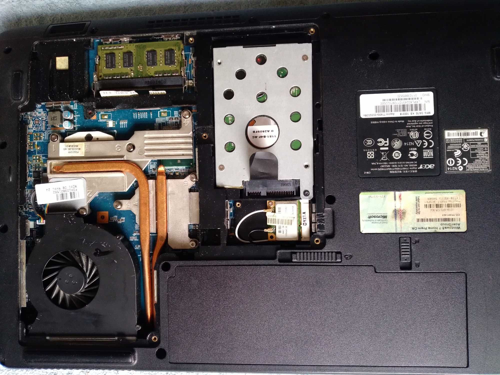 Laptop 17,3 cale Acer Aspire 7740