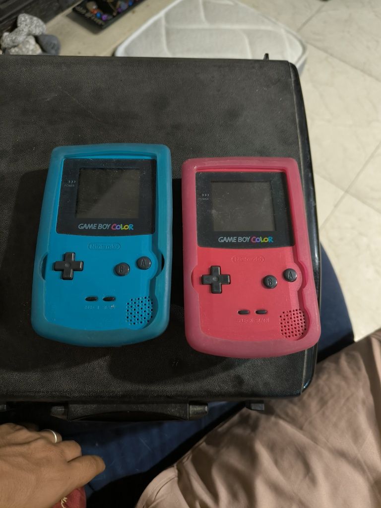 Gameboy color azul/cor de rosa