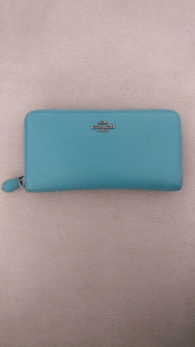 Carteira azul Coach