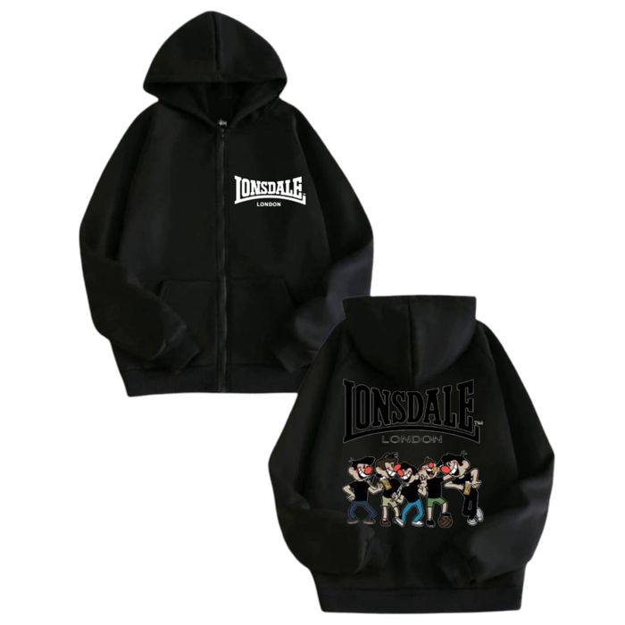Зип-Худи Lonsdale London Fight Logo унисекс лонсдейл толстовка кофта