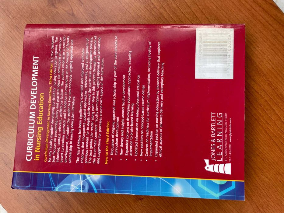 Livro - Curriculum Development in Nursing Education