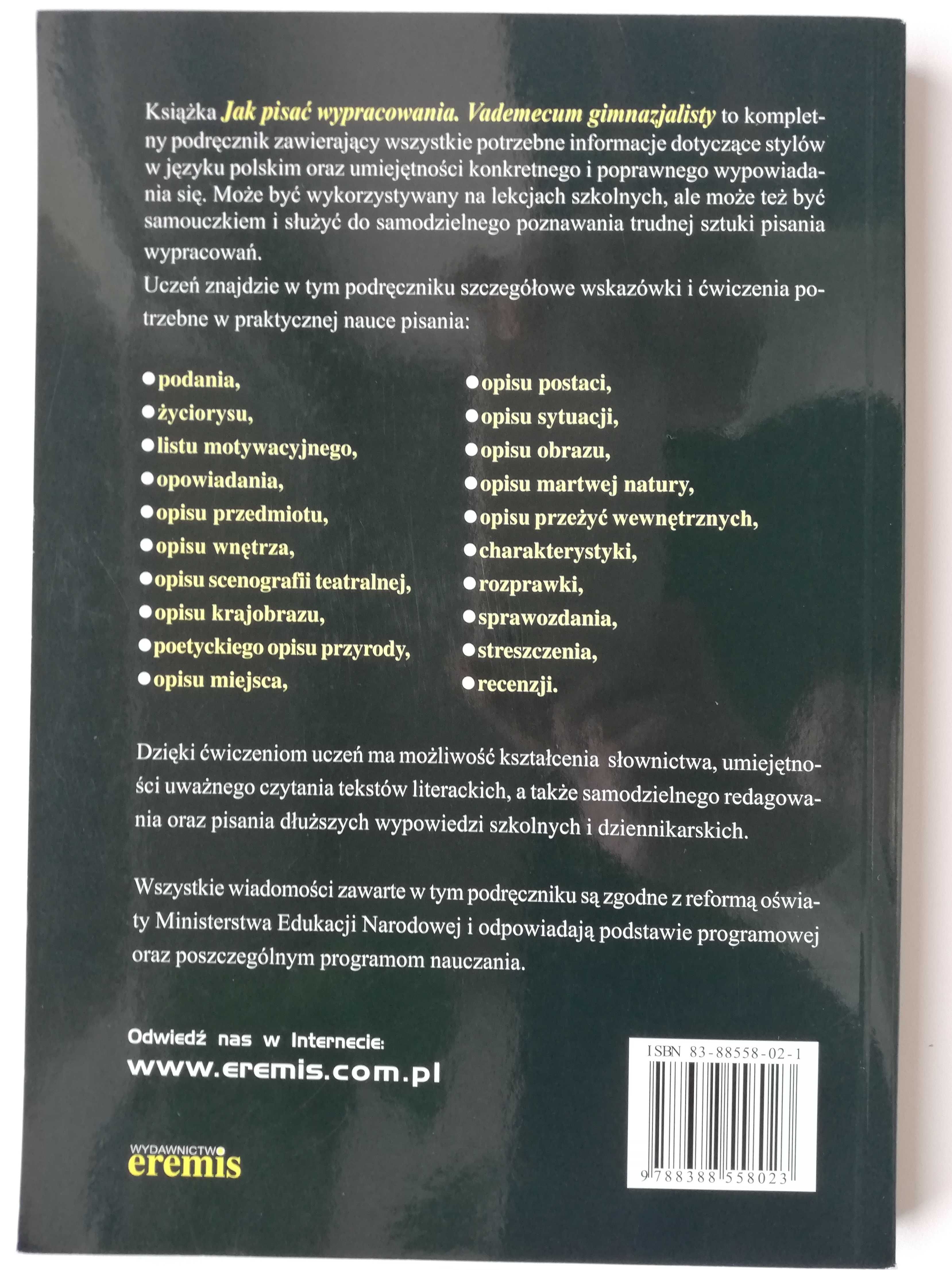 Jak pisać wypracowania Ewa Biernacka, Herman praktyczna nauka pisania