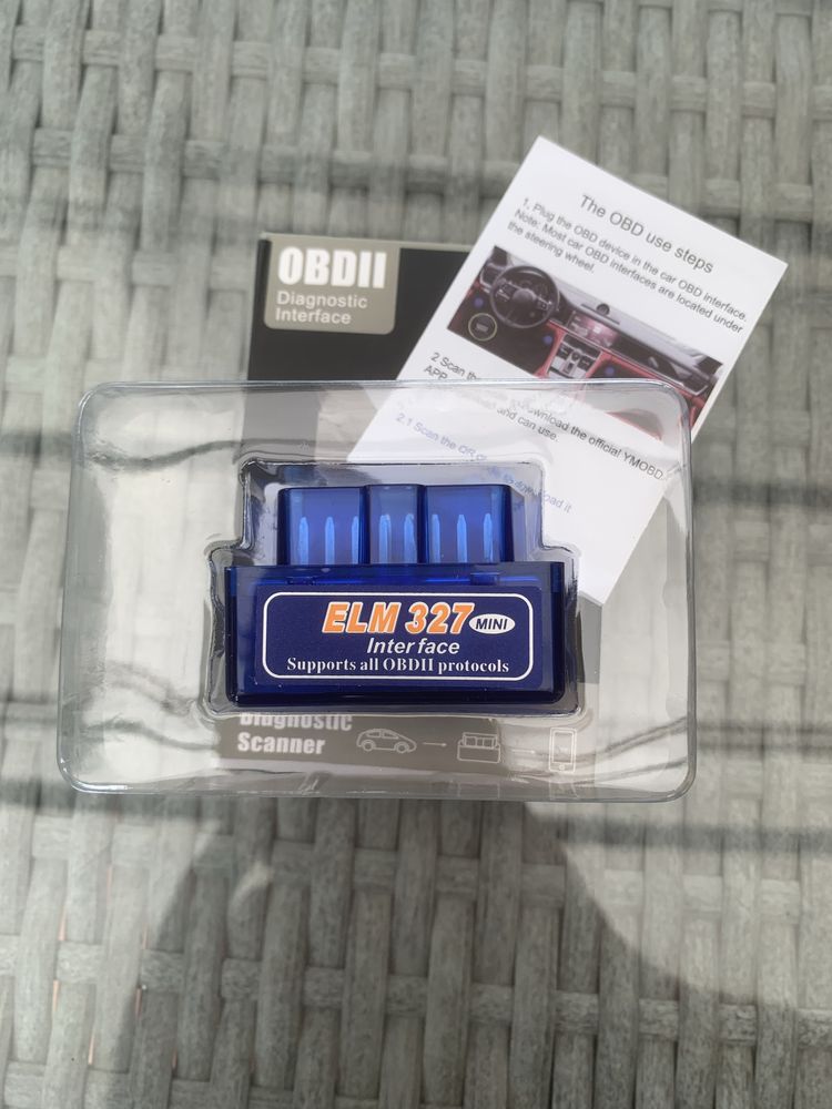 Автосканер ELM327 OBD2 V1.5 Bluetooth для діагностики автомобіля