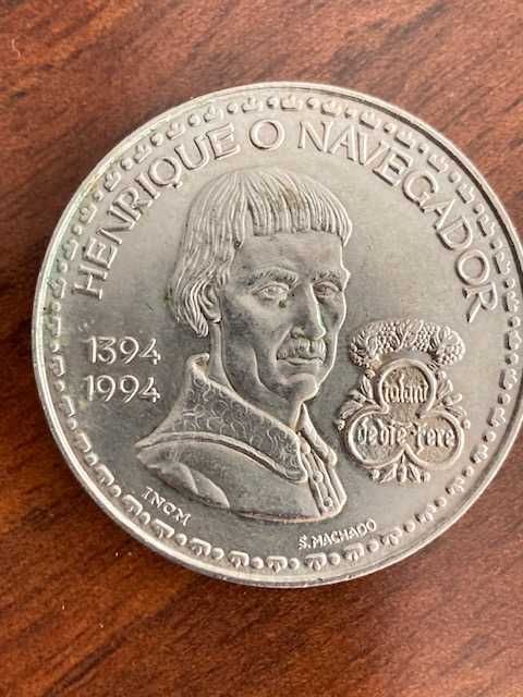 2 Moedas comemorativas 200 escudos 1994 - Henrique o Navegador