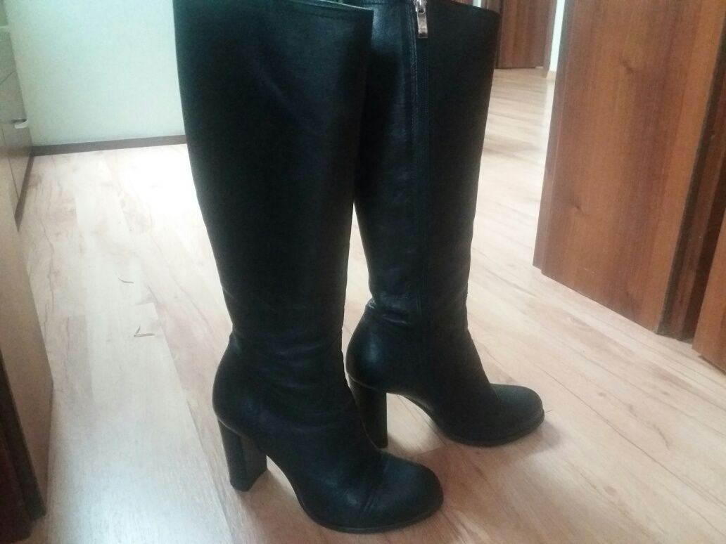 Buty kozaki NESSI rozm 37 skóra