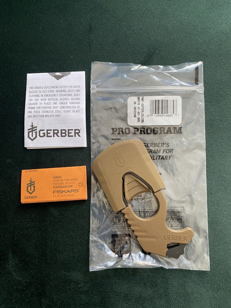 Multitool Gerber Strap Cutter coyote