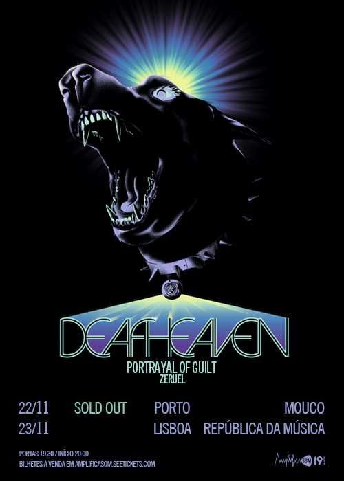 Concerto da banda Deafheaven, na República da Música (Lisboa)