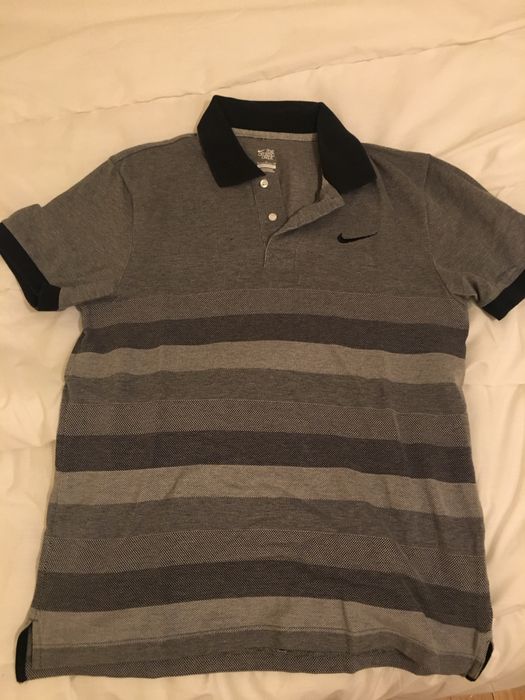 Polo cinzento Nike S