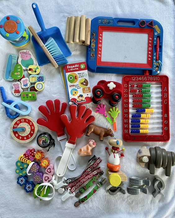 Mix przeróżnych zabawek i gadżetów dziecięcych