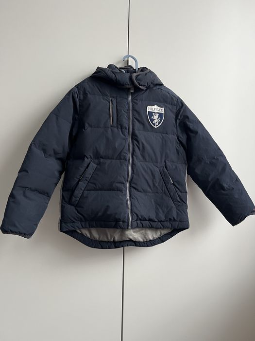 Kurtka puch naturalny Tommy Hilfiger rozmiar 128