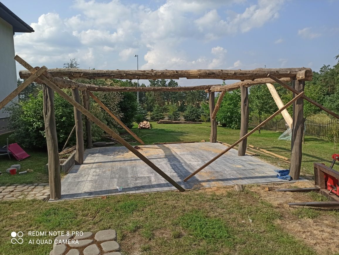 Altany, tarasy, garaże, konstrukcje drewniane