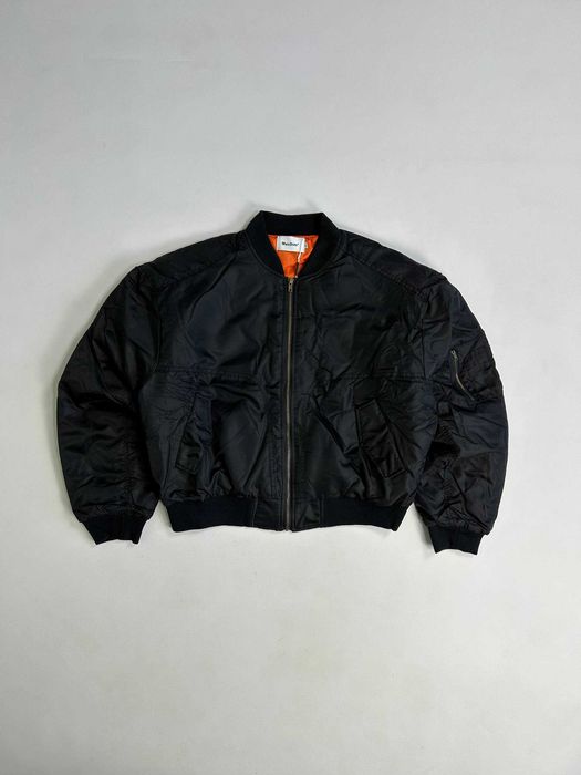 MA-1 бомбер черный куртка курточка зіпка чорний black opium S M L