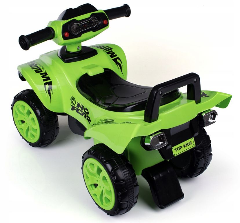 Jeździk quad motor dla dzieci efekty dźwiękowe LED