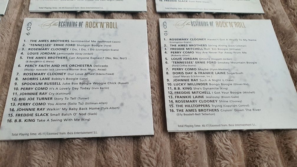 The Beginning of Rock'n' ROLL  Zestaw 10 CD !! Idealny stan !