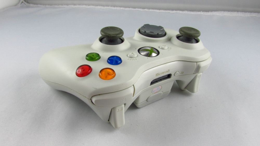 XBOX 360 - Oryginalny Bezprzewodowy Pad na baterię Biały 3