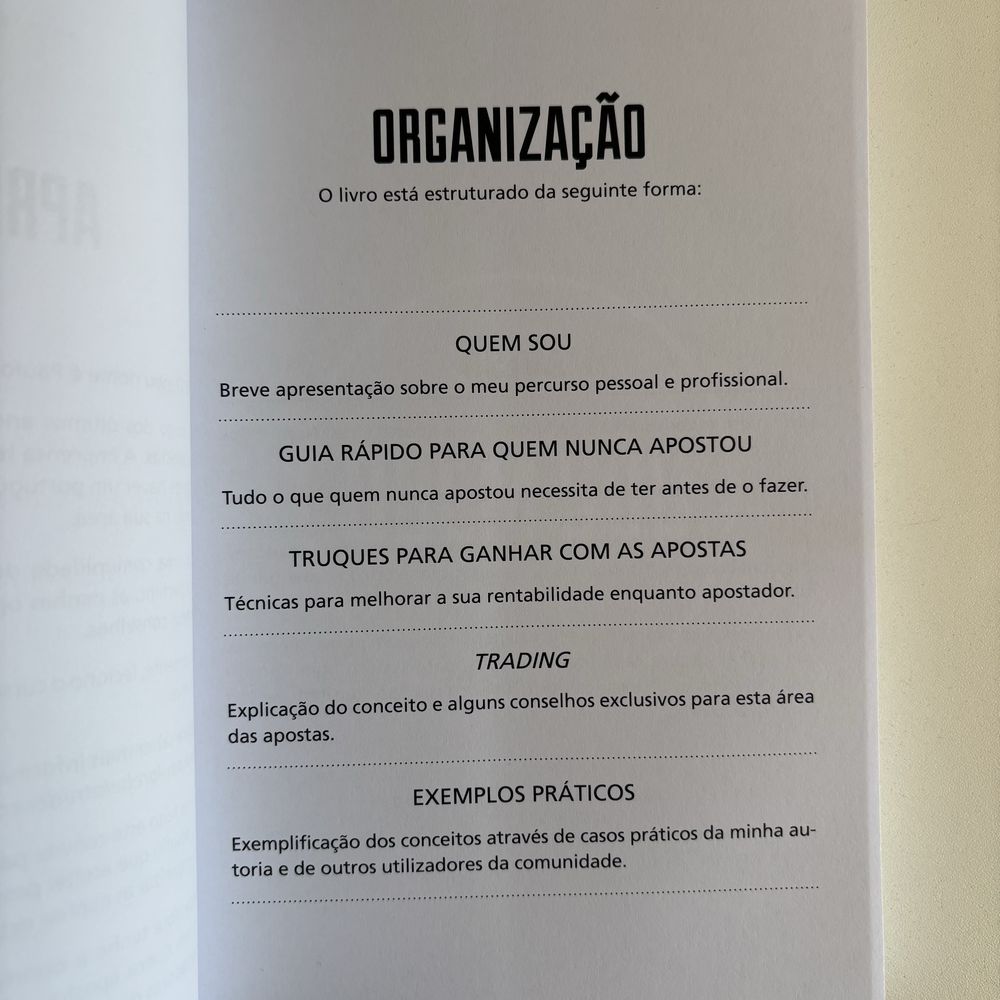 Livro “Ganhar com as apostas desportivas” de Paulo Rebelo