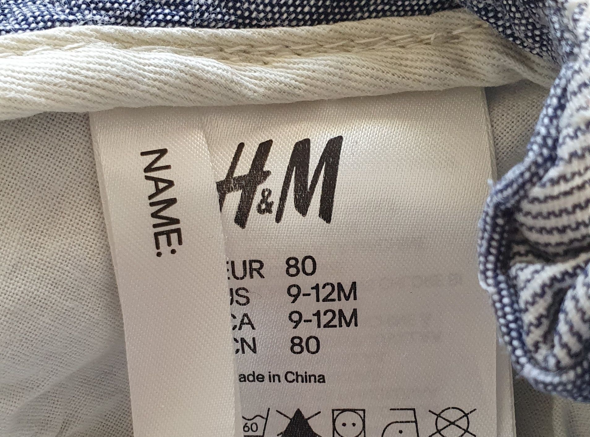 H&M-kaszkiet dla chłopca r.80cm