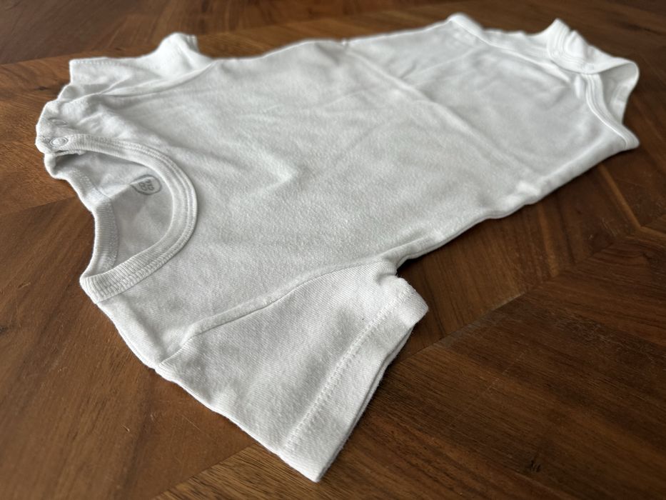 Białe body Cool Club r. 86, białe body krótki rękaw