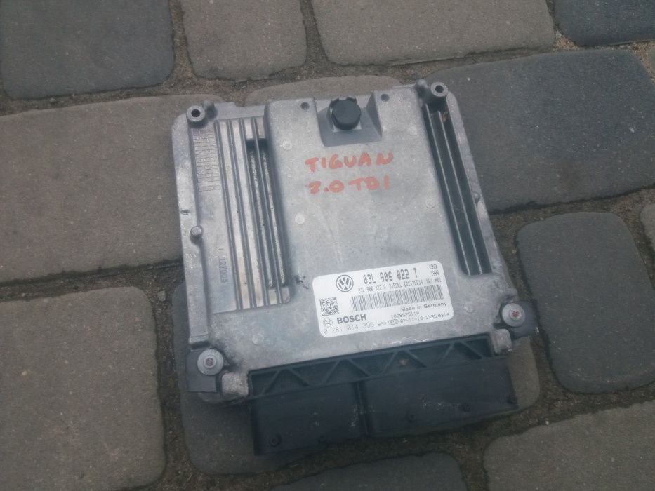 VW Audi komputer moduł silnika 2.0TDI CR 03L 906 022 T Lub G