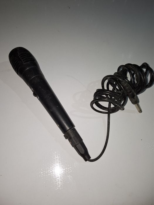 Microfone a trabalhar