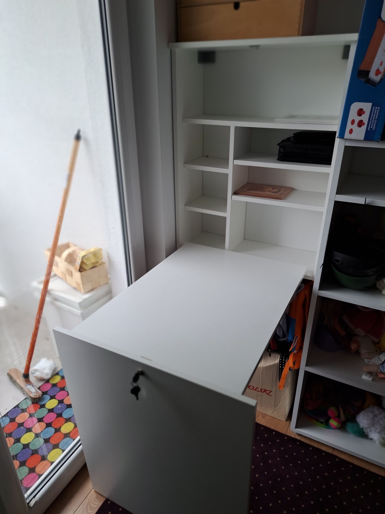 biurko Function 93x60 cm Biały mat przyścienne selsey