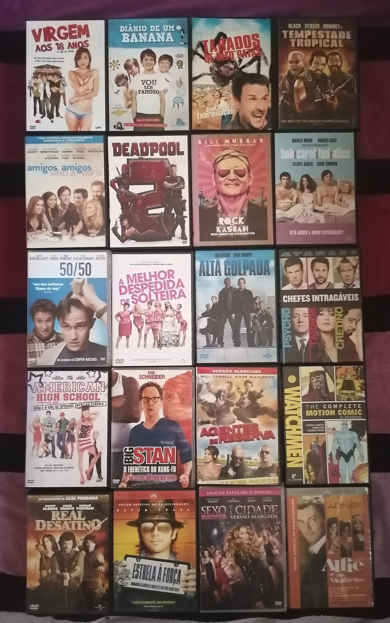 Lote 209 DVD's originais / clássicos / ação / comédia (LOTE 46)