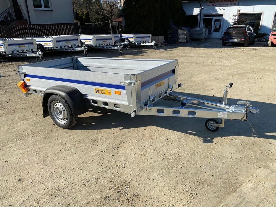 Wiola Krakus  Przyczepa lekka MOCNA 2420x1320x380 750 DMC RATY DOSTAWA