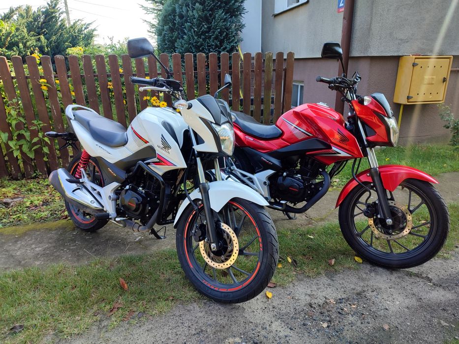 2x Honda CB 125 F Kat. B, A1  2016r * Dwie szt *Super Stan* Transport