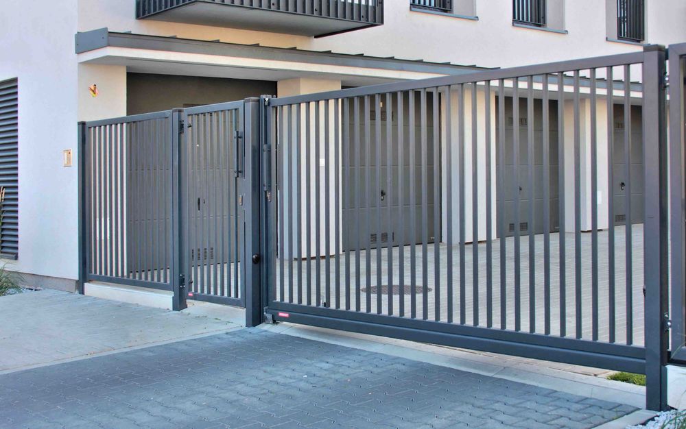 Brama przesuwna z profili pionowych - wys. 1,5/5m plus inne wys i dług