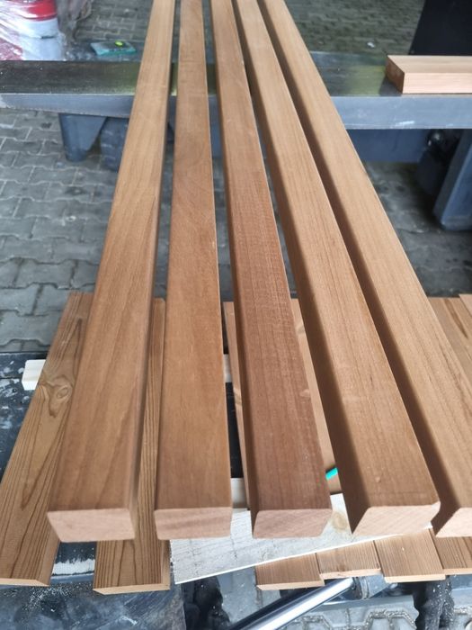 Deska elewacyjna elewacja Kantówka Lamela Thermo Ayous (Abachi) 40x40