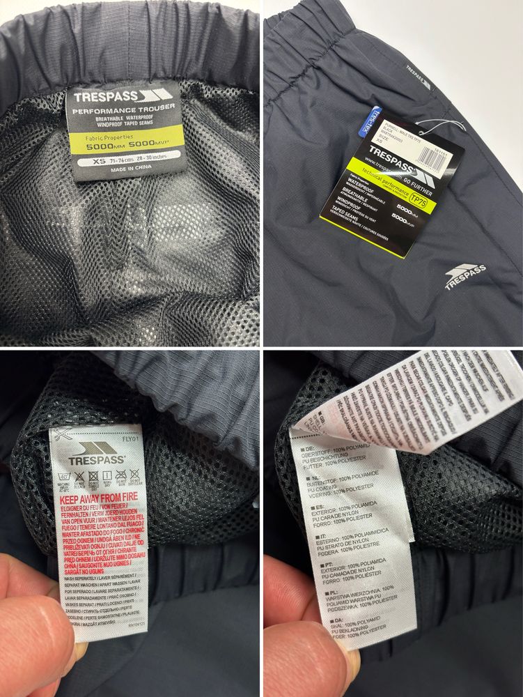Штаны брюки мембранные Trespass Waterproof Outdoor оригинал size S