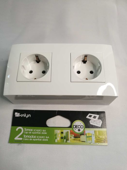 Gniazdo elektr. podwójne - Kalya