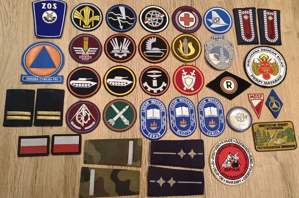 Naszywki wojskowe lwp