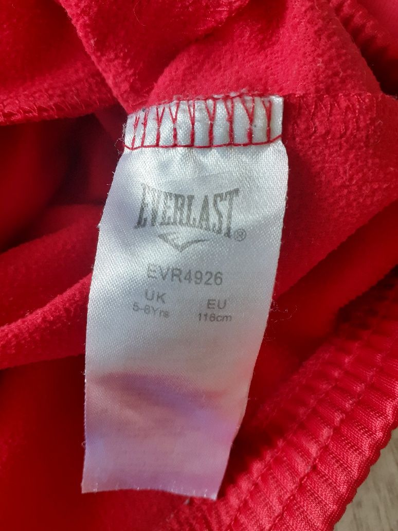 Bluza Everlast czerwona 116 5 lat