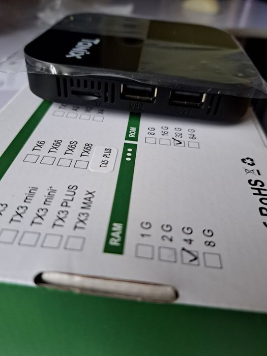Налаштований ТВ бокс Tanix TX5 plus 4/32, медіа приставка