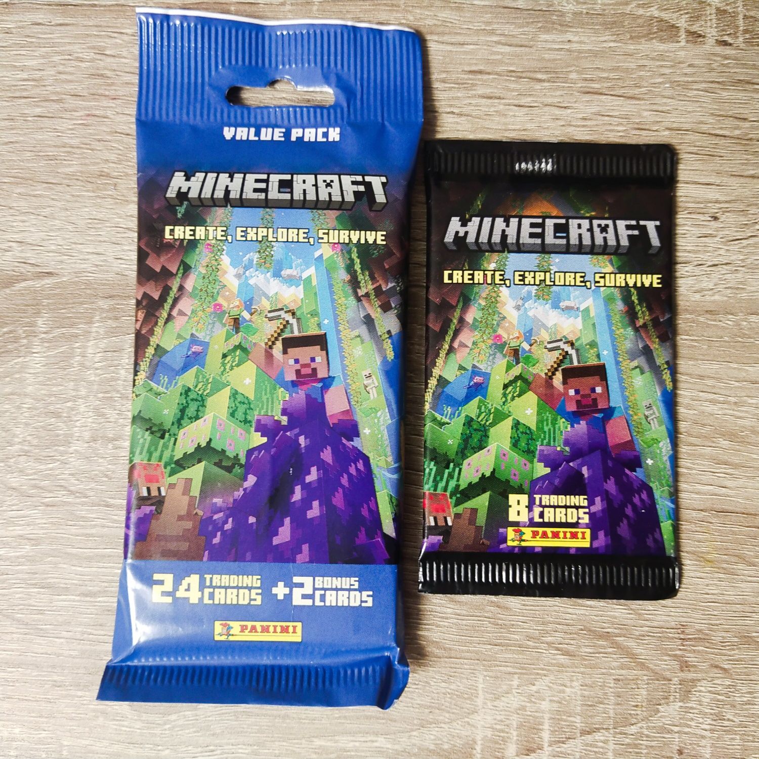 Minecraft Panini карточки майнкрафт для альбому