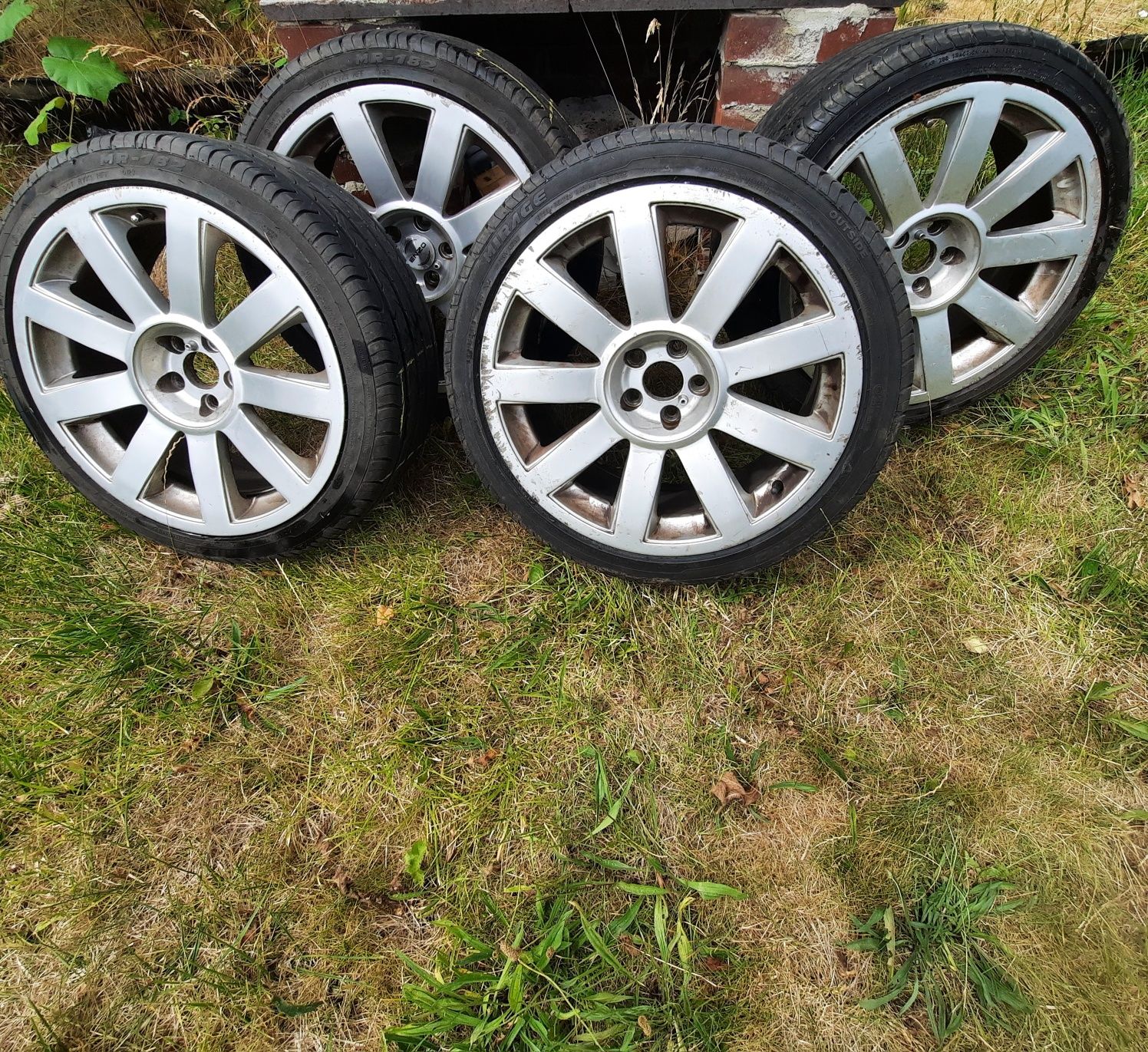 Alufelgi VW  5x100 + Opony jak nowe