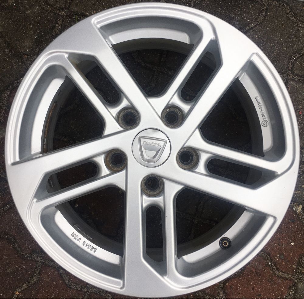 Felgi aluminiowe DACIA 5x114,3 ET50 R16!