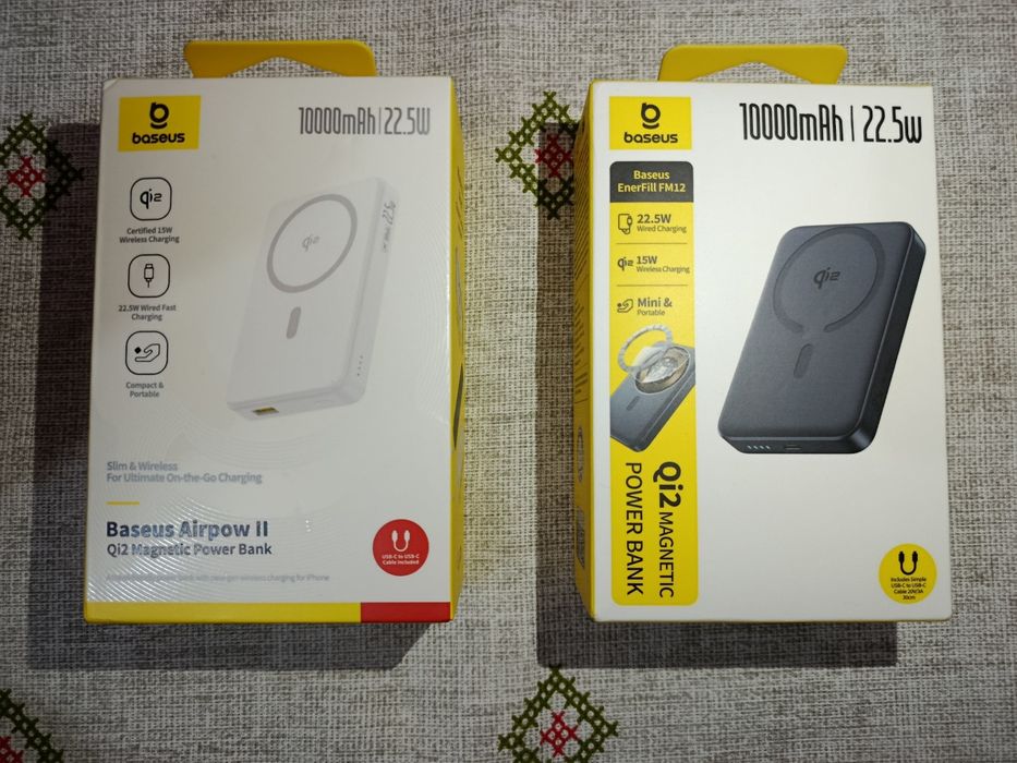 Baseus 10000mAh 22.5w magnetic powerbank. Оригінал