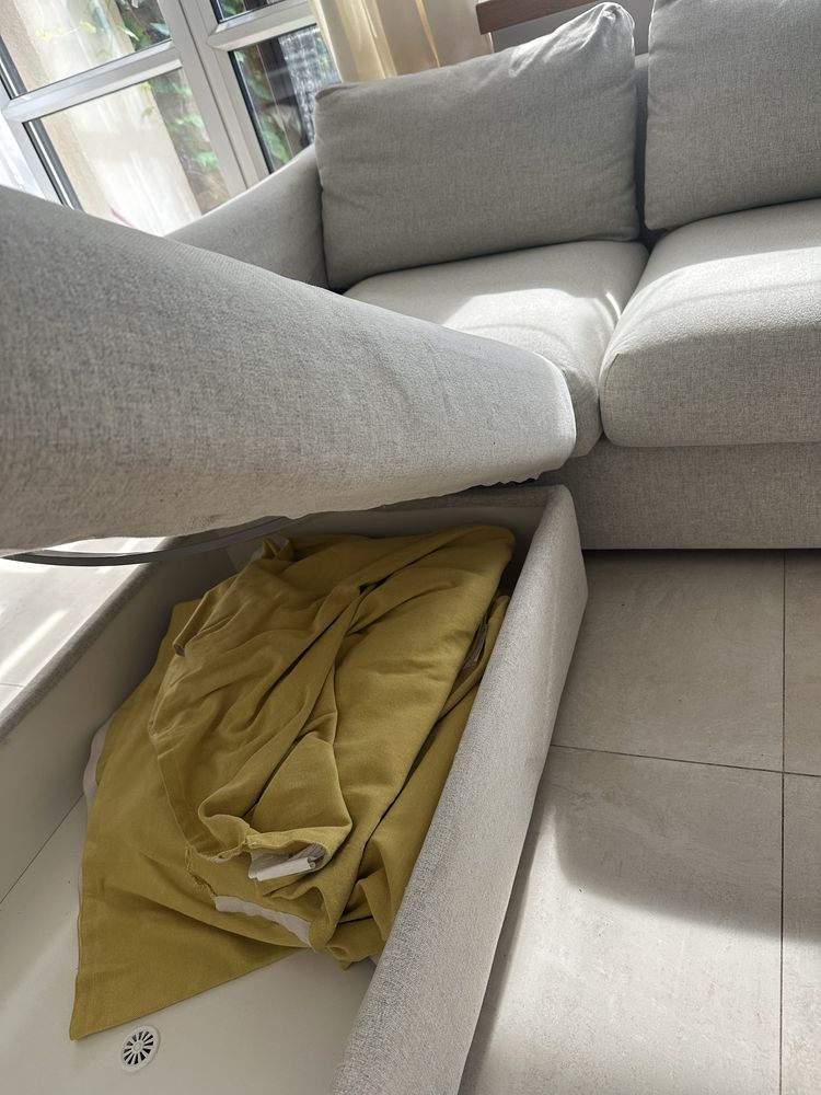 Sofa 3 os./naroznik, bdb stan. VIMLE ikea modułowa