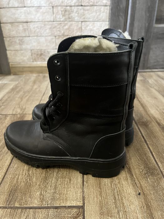 Жіночі шкіряні берци зимові