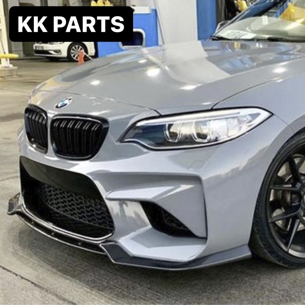 LIP SPOILER FRONTAL PALA ABA LÂMINA FRENTE AVENTAL LÁBIO BMW SÉRIE 2 F22 F23 LOOK M2 M PERFORMANCE AC SCHNITZER