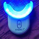 Ivismile Wybielania zębów z lampą LED, zestaw.