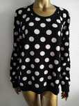 Camisola Padrão Bolas Brancas Styloid XL