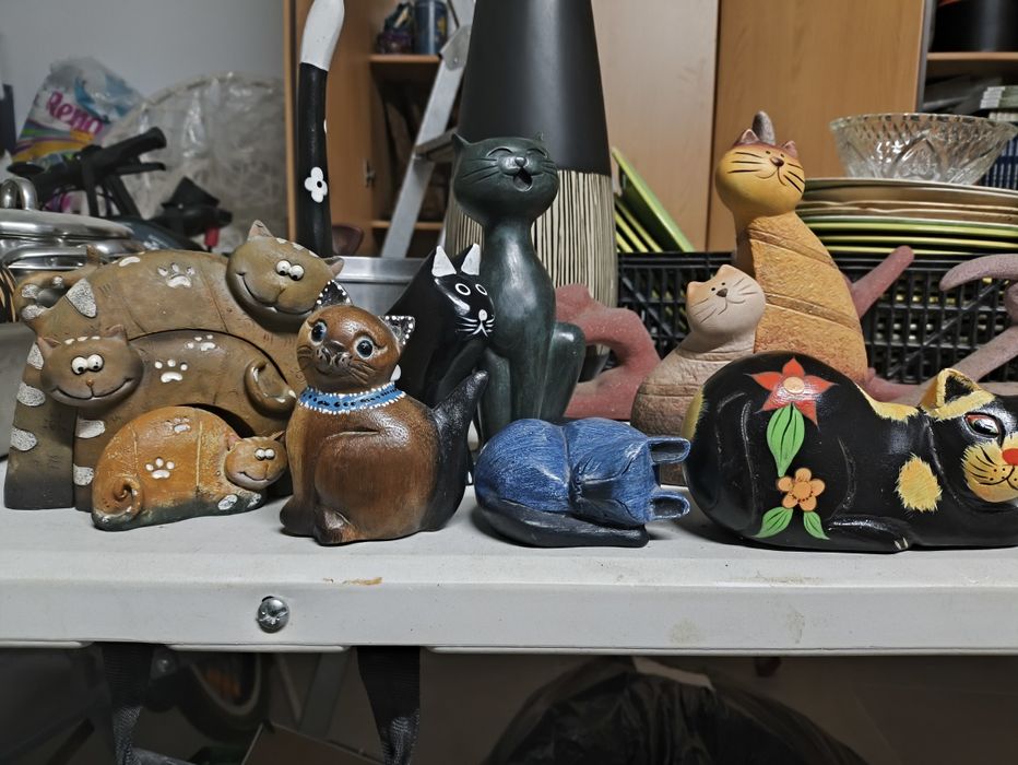 Gatos decoração peças