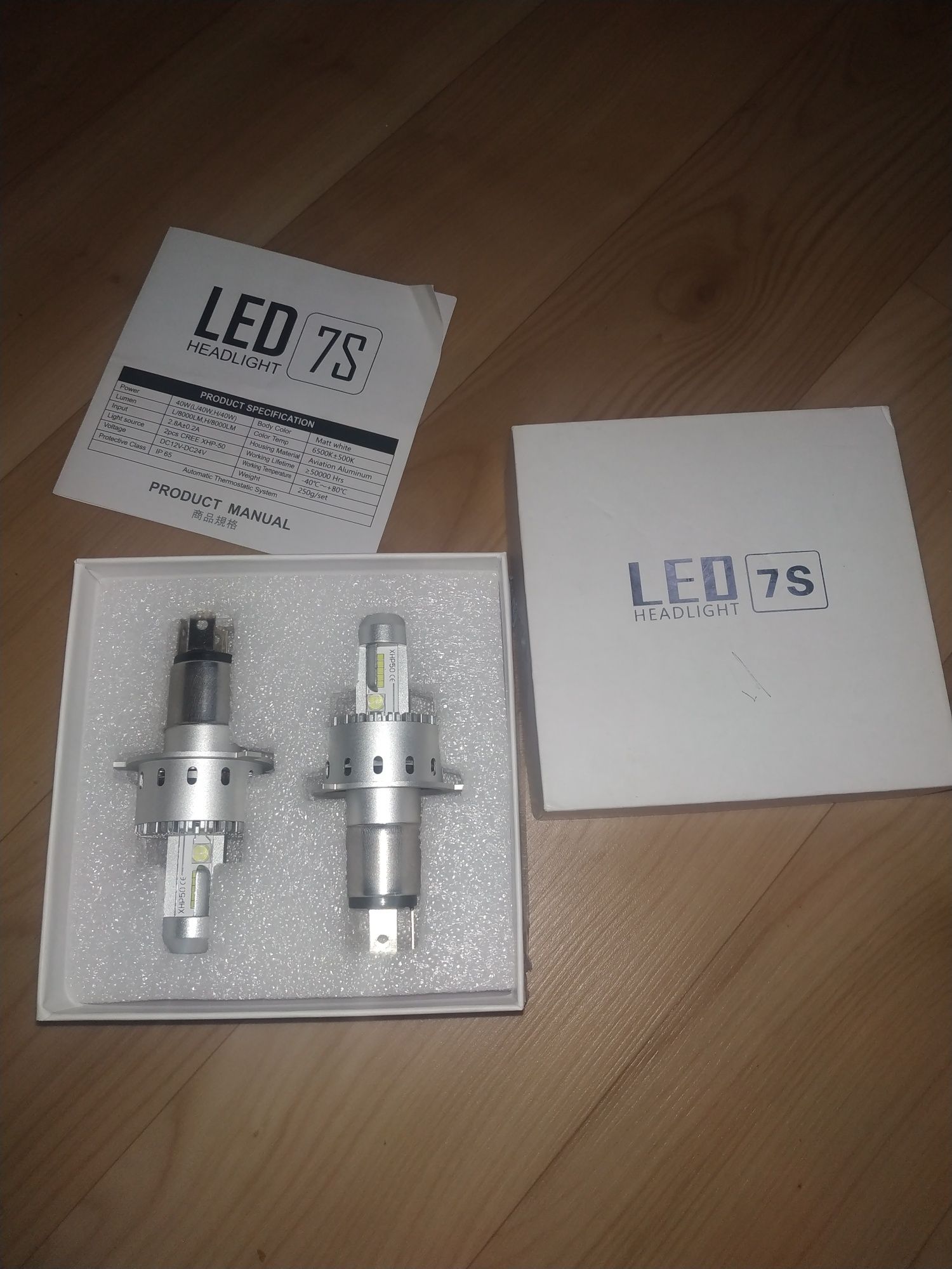 Led headlight 7s-XHP-40W h4